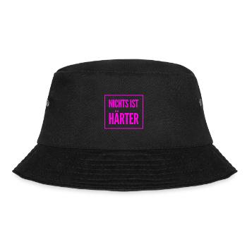 hart drauf - Bucket Hat - Schwarz - Vorne - Lela (165cm)