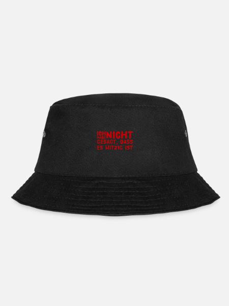 nicht witzig - Bucket Hat - Schwarz