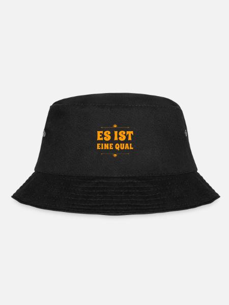 es ist eine Qual - Bucket Hat - Schwarz