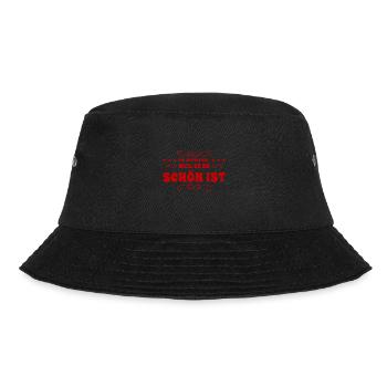 ein letztes mal - Bucket Hat - Schwarz - Vorne - Lela (165cm)