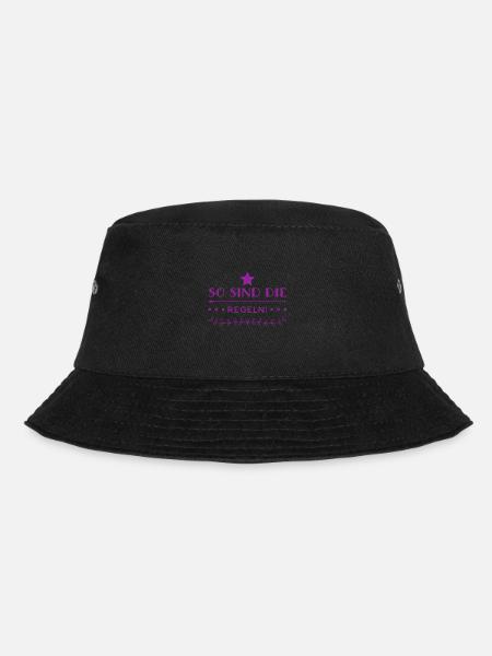das sind die Regeln - Bucket Hat - Schwarz