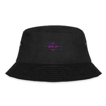 ich bin mir nicht sicher - Bucket Hat - Schwarz - Vorne - Lela (165cm)