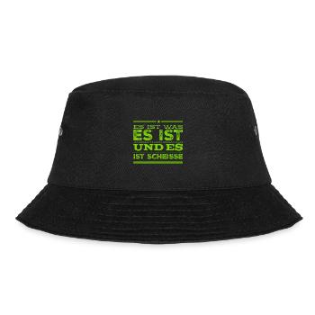 miese Stimmung - Bucket Hat - Schwarz - Vorne - Lela (165cm)