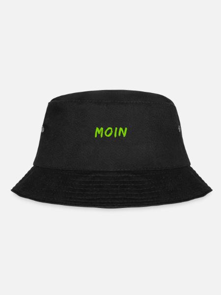 guten Morgen auf norddeutsch - Bucket Hat - Schwarz