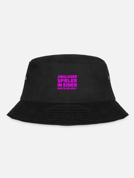 the analogue world - Bucket Hat - black