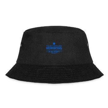 der Meeresspiegel - Bucket Hat - Schwarz - Vorne - Lela (165cm)