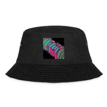 ALL ALONG THE BT TOWER (Blacklight Style) - Bucket Hat - black - Front - Lela (165cm)