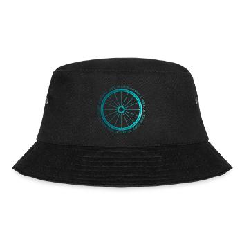 Gravel, Mountainbike, Leidenschaft, Radfahren - Bucket Hat - Schwarz - Vorne - Lela (165cm)