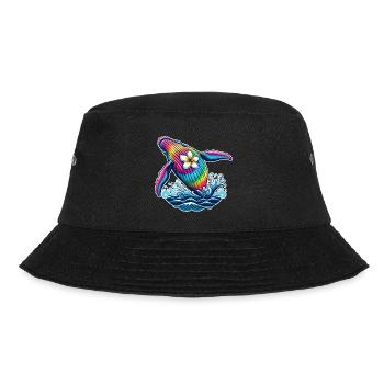 Tie Dye Baleine Croisière Vacances 2024 Hawaii - Bob - noir - Devant - Lela (165cm)