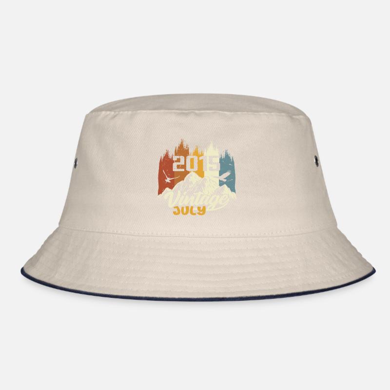 Vintage Juli 2015 Geburtstagsgeschenk Juli 2015 Bucket Hat