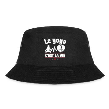 le yoga c est la vie,Yoga,Yogi,Sport - Bob - noir - Devant - Lela (165cm)