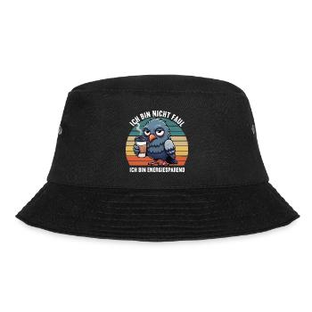 Ich Bin Nicht Faul Taube Tauben Taubenzüchter - Bucket Hat - Schwarz - Vorne - Lela (165cm)