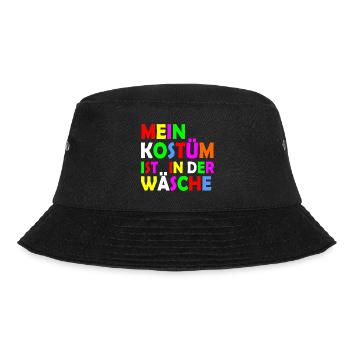 mein kostüm ist in der wäsche - Bucket Hat - Schwarz - Vorne - Lela (165cm)