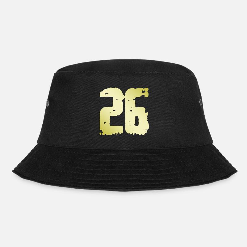26 Number Vintage - Bucket Hat - black