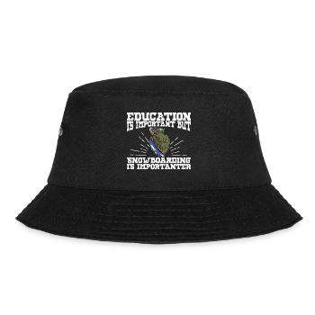 Snowboarding reptile snowboarder snow skiing - Bucket Hat - Schwarz - Vorne - Lela (165cm)