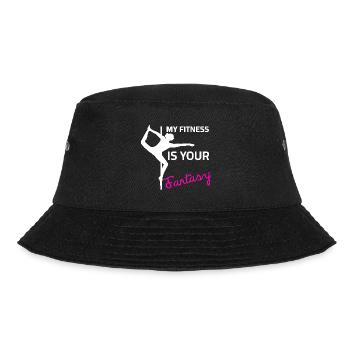 Pole Dance - My Fitness is your Fantasy - Bucket Hat - Schwarz - Vorne - Lela (165cm)