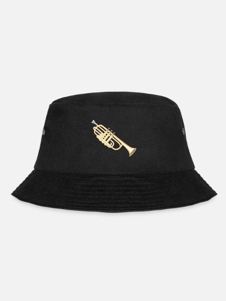 Trompete - Bucket Hat - Schwarz
