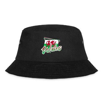 Wales - Bucket Hat - Schwarz - Vorne - Lela (165cm)