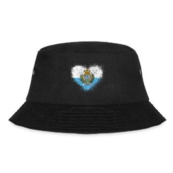 San Marino - Bucket Hat - Schwarz - Vorne - Lela (165cm)