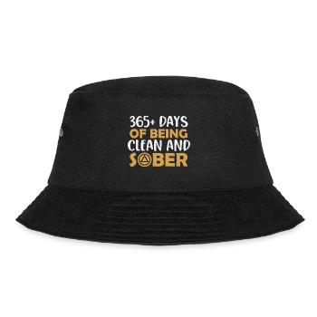 faith sobriety sober life seeks christ - Bucket Hat - black - Front - Lela (165cm)