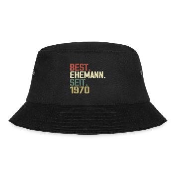 Best Ehemann Seit 1970 Geburtstagsgeschenk 1970 - Bucket Hat - Schwarz - Vorne - Lela (165cm)