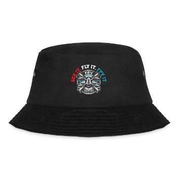 Fpv-drohnenpilot, Ferngesteuerter - Bucket Hat - Schwarz - Vorne - Lela (165cm)
