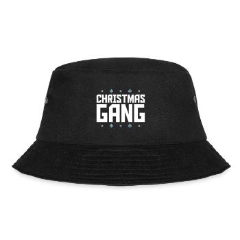 Christmas gang crew party weihnachten - Bucket Hat - Schwarz - Vorne - Lela (165cm)