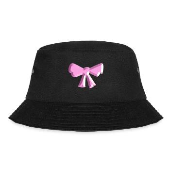 loop symbol fly pink shiny - Bucket Hat - black - Front - Lela (165cm)