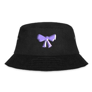loop symbol fly purple - Bucket Hat - black - Front - Lela (165cm)