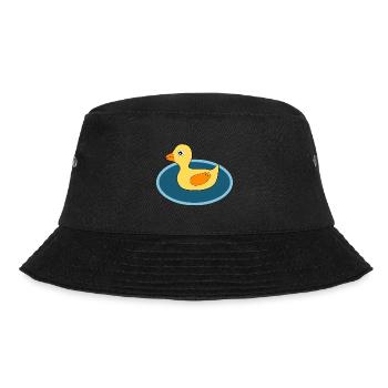 Kawaii Chibi Kawaii Duck Kawaii Duckling - Bucket Hat - black - Front - Lela (165cm)