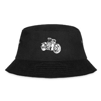 Motorcycle Biker - Bucket Hat - black - Front - Lela (165cm)