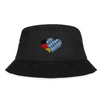 Bayern Deutschland - Bucket Hat - Schwarz - Vorne - Lela (165cm)