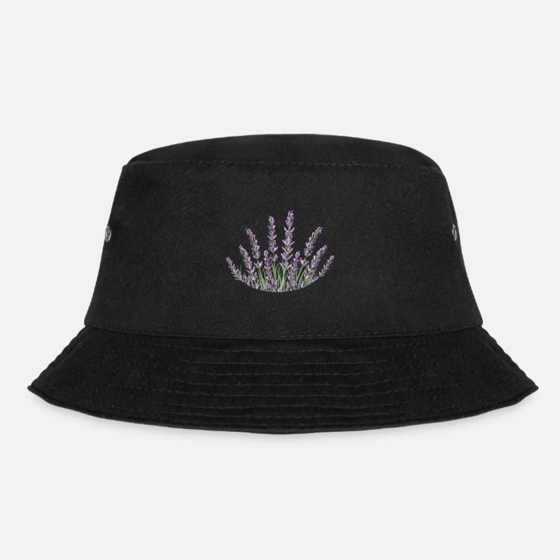 Lavendelhalme Lavendel - Bucket Hat - Schwarz