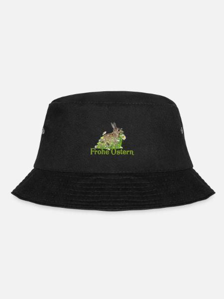 Frohe Ostern - Bucket Hat - Schwarz