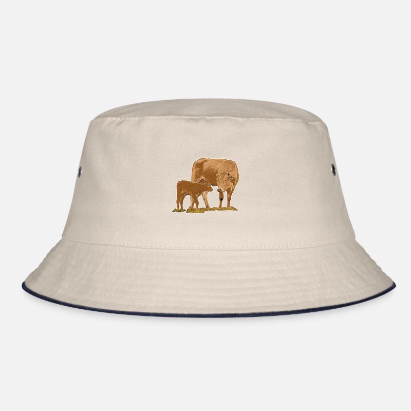 Kuh mit Kalb Bucket Hat