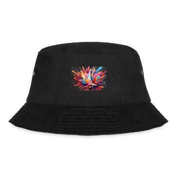 An explosion of colour - Bucket Hat - black - Front - Lela (165cm)