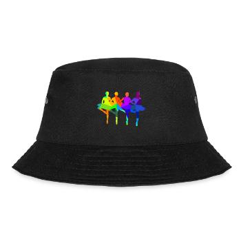 Ballett Tanzen Regenbogen Polygon Sport - Bucket Hat - Schwarz - Vorne - Lela (165cm)