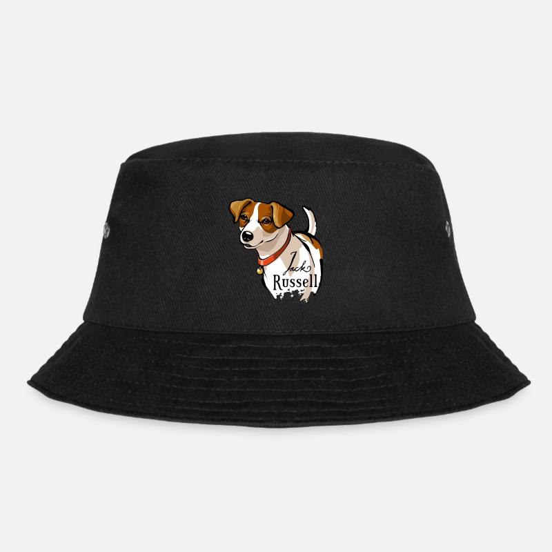 Jack Russell - Bucket Hat - Schwarz