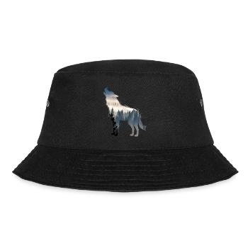 wolf - Bucket Hat - black - Front - Lela (165cm)