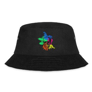 crâne coloré - Bob - noir - Devant - Lela (165cm)