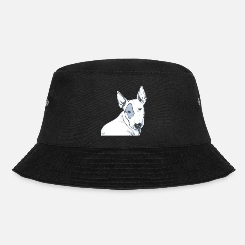 Bullterrier - Bucket Hat - Schwarz