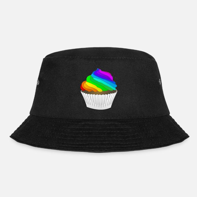 Cupcake - Bucket Hat - black