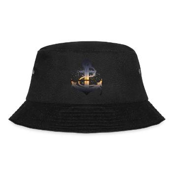 Anker - Bucket Hat - Schwarz - Vorne - Lela (165cm)