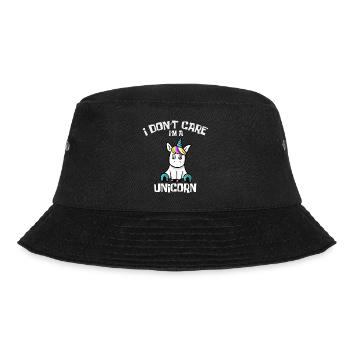 shirt de licorne i dont care im une licorne - Bob - noir - Devant - Lela (165cm)