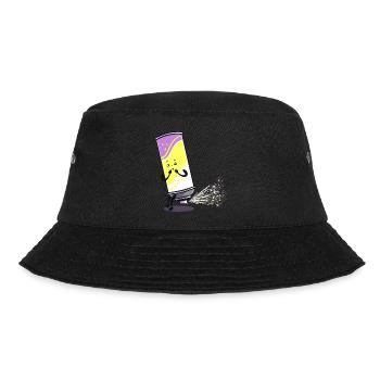 Spray Can Fart Fart Embarrassing Sprayer Gift - Bucket Hat - black - Front - Lela (165cm)
