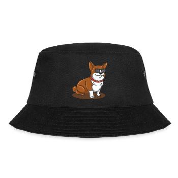 Cool Corgi avec lunettes de soleil Cadeau Drôle - Bob - noir - Devant - Lela (165cm)