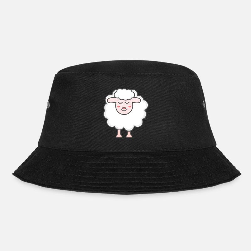 Schaf - Bucket Hat - Schwarz