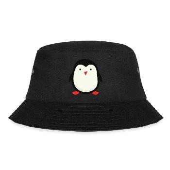 Netter kleiner Pinguin - Bucket Hat - Schwarz - Vorne - Lela (165cm)