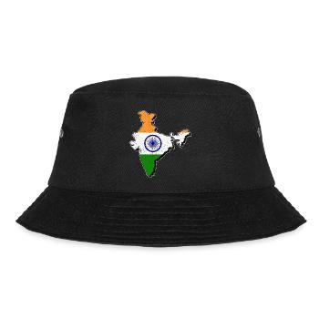 Indien - Bucket Hat - Schwarz - Vorne - Lela (165cm)