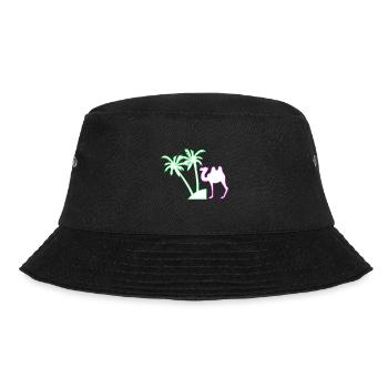 Kamel - Bucket Hat - Schwarz - Vorne - Lela (165cm)
